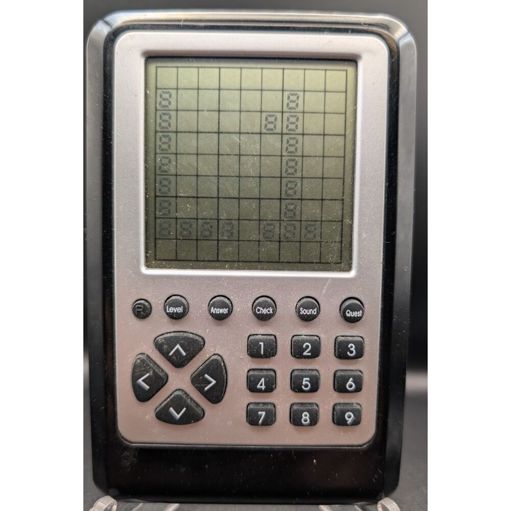 Electronic Sudoku Handheld Game – Works – Portable Puzzle Machine